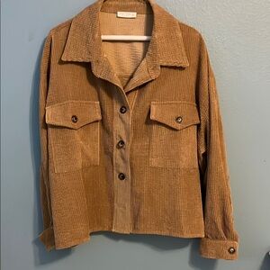 Camel Corduroy Jacket